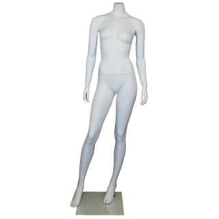 STW010-WT - Headless Full Body Female Mannequin Matte White