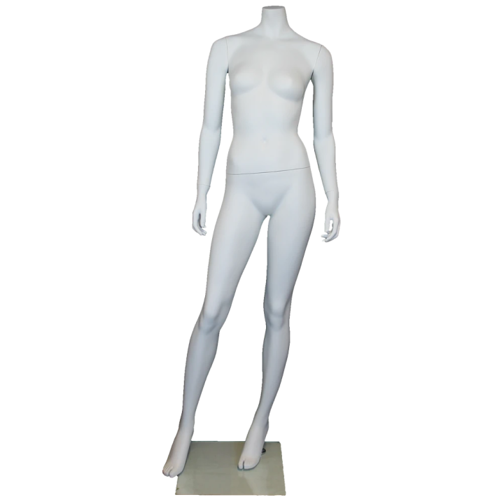 STW010-WT - Headless Full Body Female Mannequin Matte White