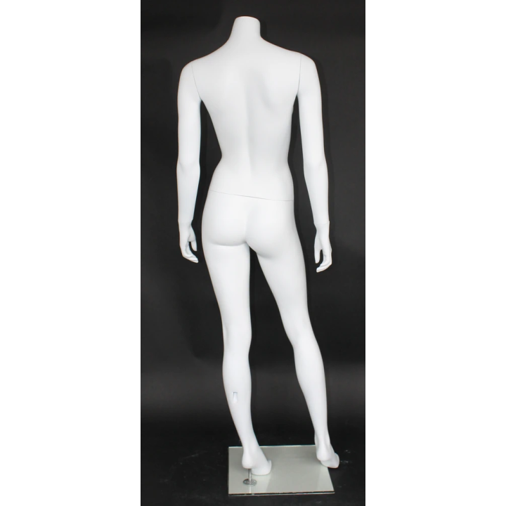 STW010-WT - Headless Full Body Female Mannequin Matte White