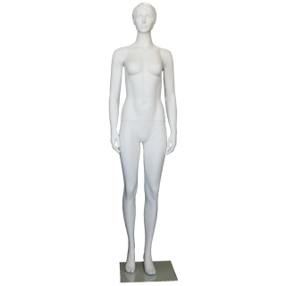 Standing upright Female Mannequin with Featured Face-SFW39-WT