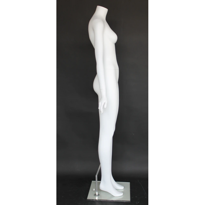 STW-011WT - Headless Full Body Female Mannequin Matte White