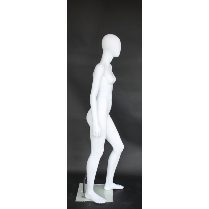 CF17E-WT - 5 ft 4 in Small Size Egg Head Full body Female Mannequin -