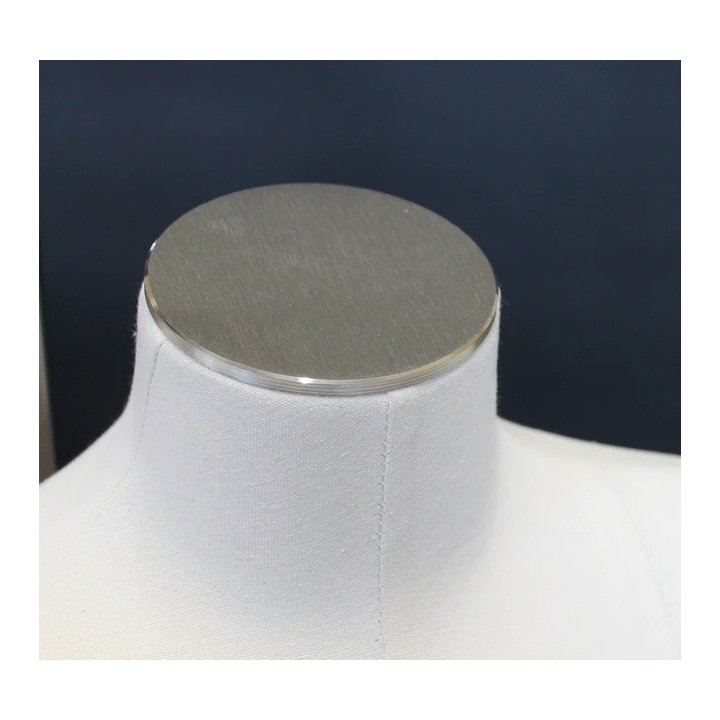 BF16-WM - Size 16/18 PLUS SIZE White Linen Female 3Q Dress form mannequin