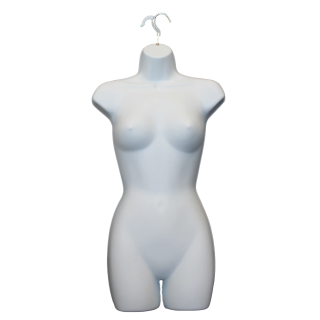 Plastic injected Female Body Form Mannequin with Hook PLXS-67W