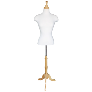 BF5-FR - Size 4/6 Female Blouse Dress form mannequin Wooden Tripod base