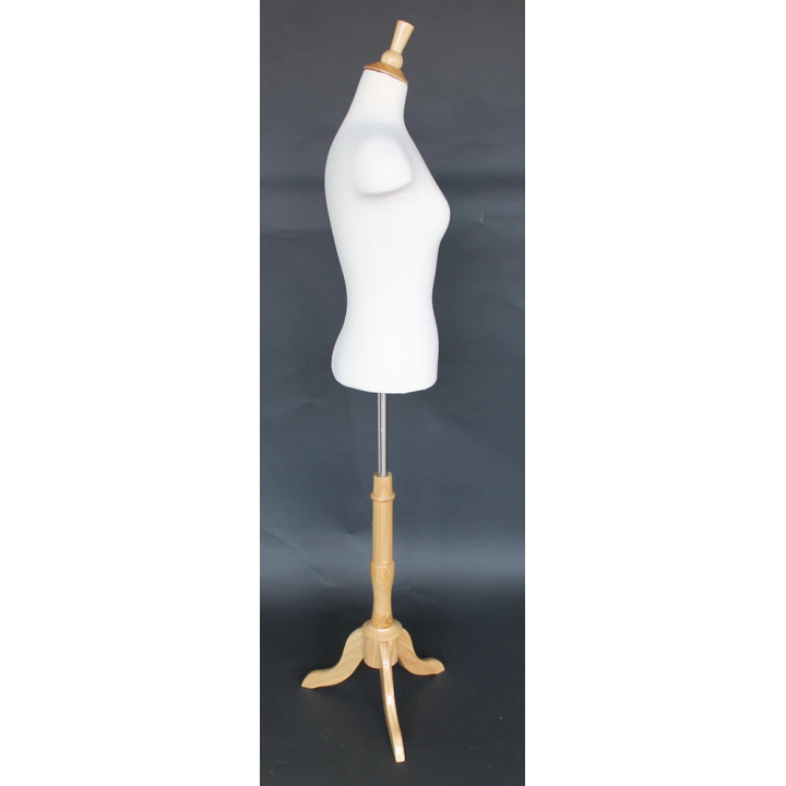 BF5-FR - Size 4/6 Female Blouse Dress form mannequin Wooden Tripod base