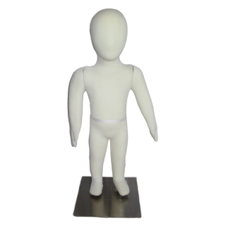 6 month ~1 T size cream jersey covered Toddler Mannequin CJ-1