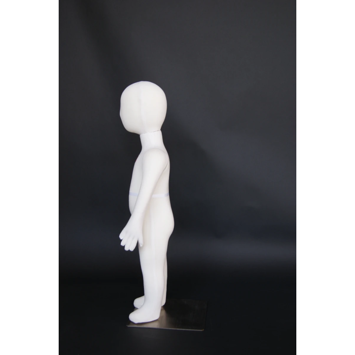 Size 1T/2T cream jersey covered Fullbody Toddler Mannequin CJ-2
