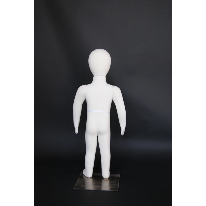 Size 1T/2T cream jersey covered Fullbody Toddler Mannequin CJ-2