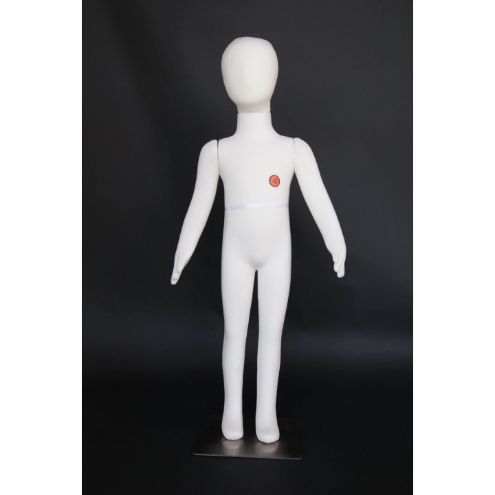 Size 3T/4T cream jersey covered Full body Child Mannequin CJ-4