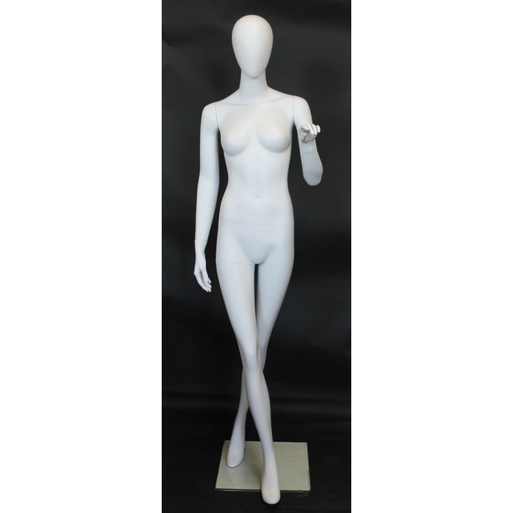 Contemporary Modern Style Female Mannequin cross leg -SFW25E-WT