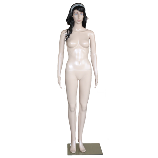PL-F4 - 5 ft 8 in Full Body Plastic Female Mannequin with Face Make up