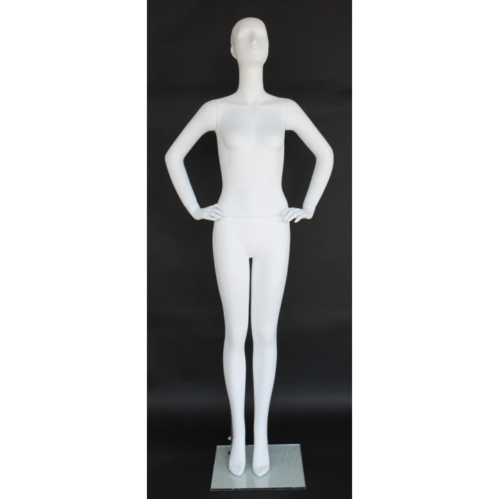 Modern Style Abstract Face Female Mannequin -SFW31E-WT