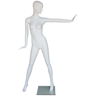 Modern Style Abstract Face Female Mannequin -SFW32E-WT