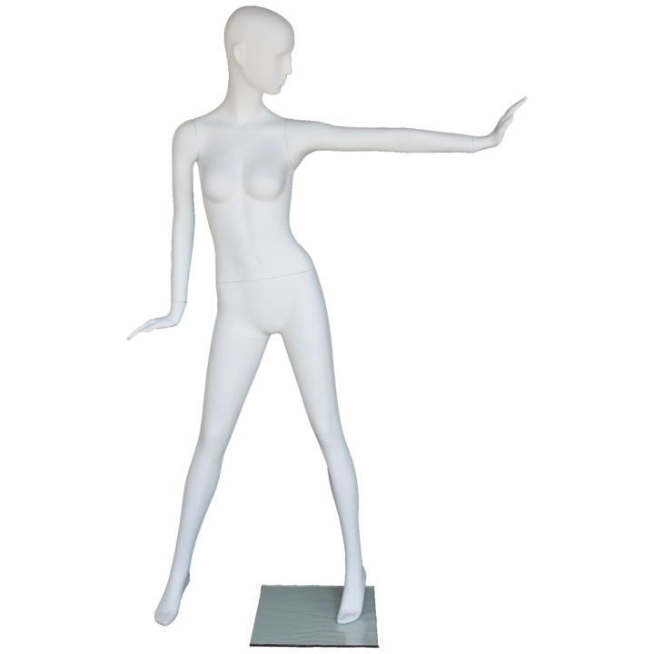 Modern Style Abstract Face Female Mannequin -SFW32E-WT