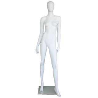 Contemporary Style Egg Head Female Mannequin -SFW39E-WT