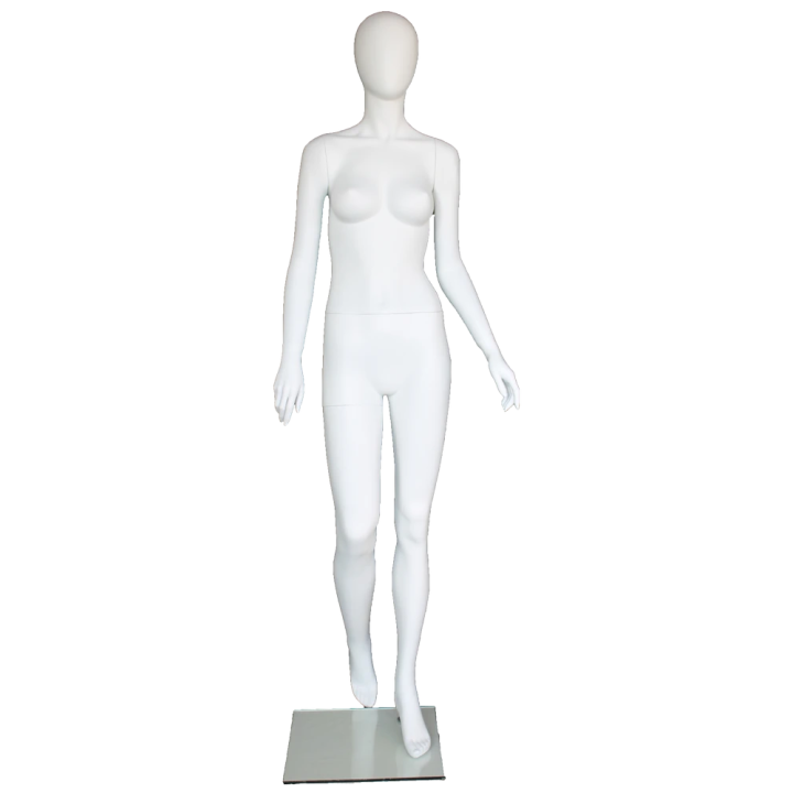 Contemporary Style Egg Head Female Mannequin -SFW40E-WT