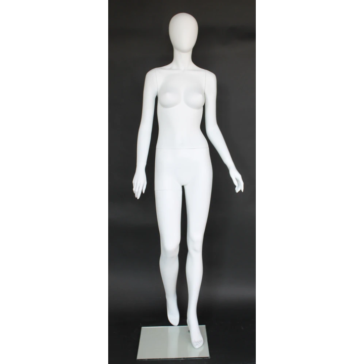 Contemporary Style Egg Head Female Mannequin -SFW40E-WT