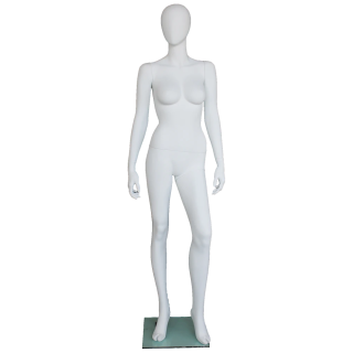 Contemporary Style Egg Head Female Mannequin -SFW41E-WT
