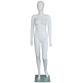Contemporary Style Egg Head Female Mannequin -SFW42E-WT