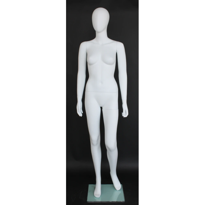 Contemporary Style Egg Head Female Mannequin -SFW42E-WT