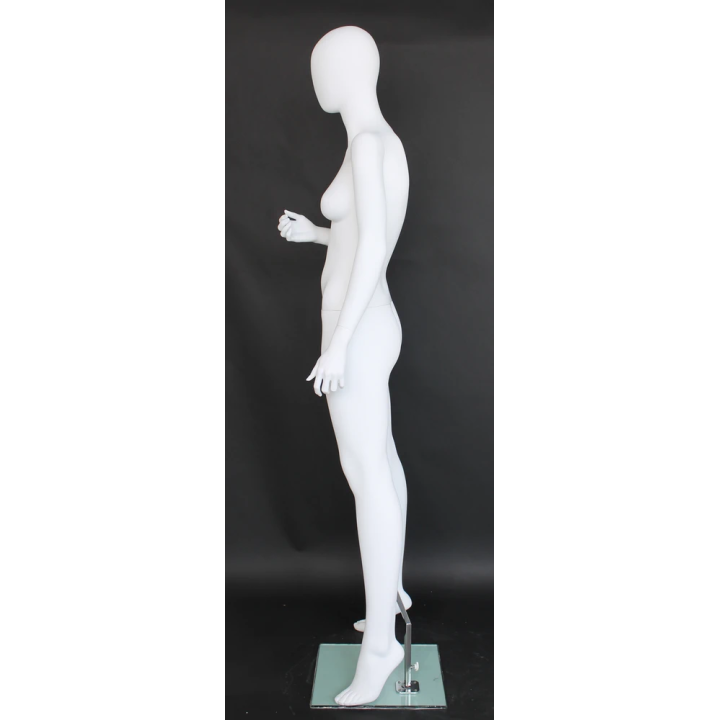 Contemporary Style Egg Head Female Mannequin -SFW44E-WT