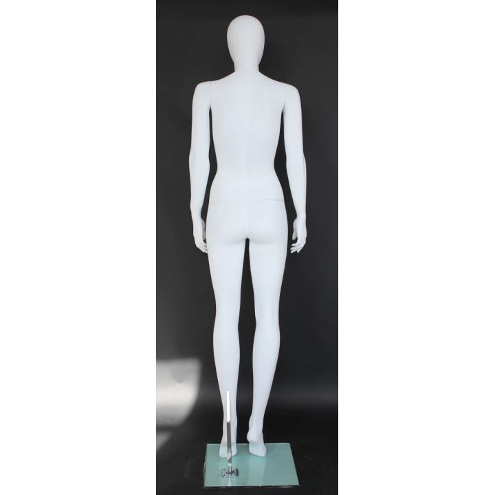 Contemporary Style Egg Head Female Mannequin -SFW45E-WT