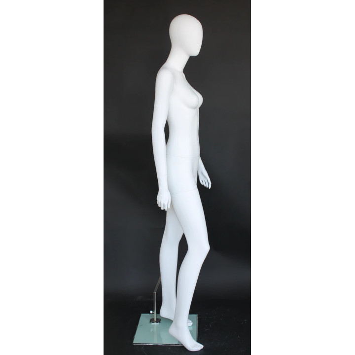 Contemporary Style Egg Head Female Mannequin -SFW46E-WT
