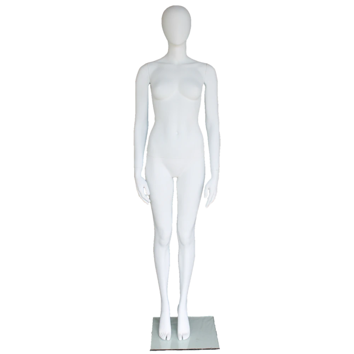 neutral centered posture Female Mannequin -SFW47E-WT
