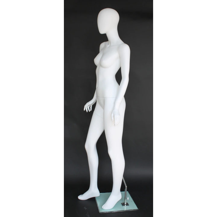 Elegant Style Egg Head Female Mannequin -SFW55E-WT