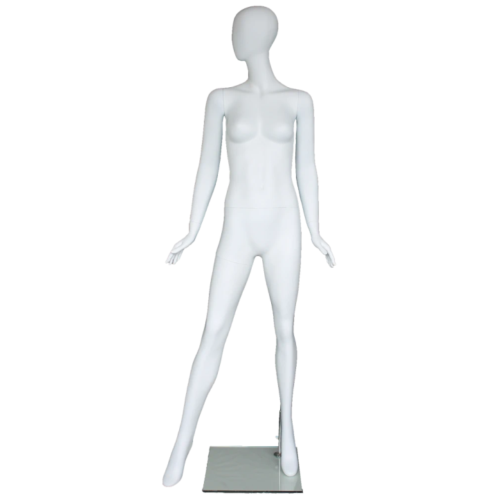 Expansive-geometric Egg Head Female Mannequin -SFW58E-WT