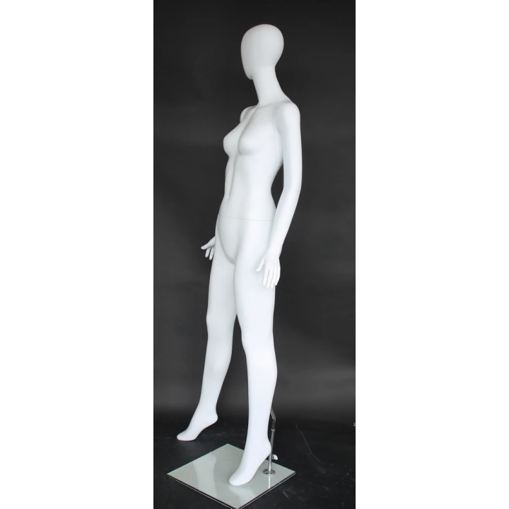 Expansive-geometric Egg Head Female Mannequin -SFW58E-WT