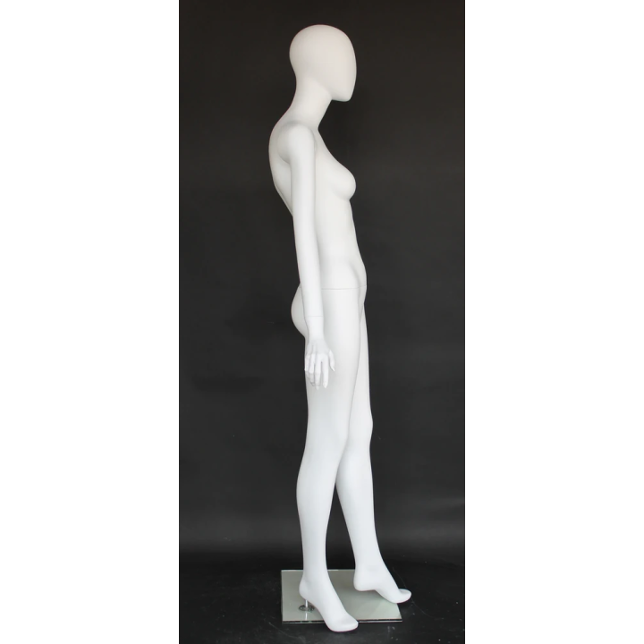 Graceful-stride Style Egg Head Female Mannequin -SFW59E-WT