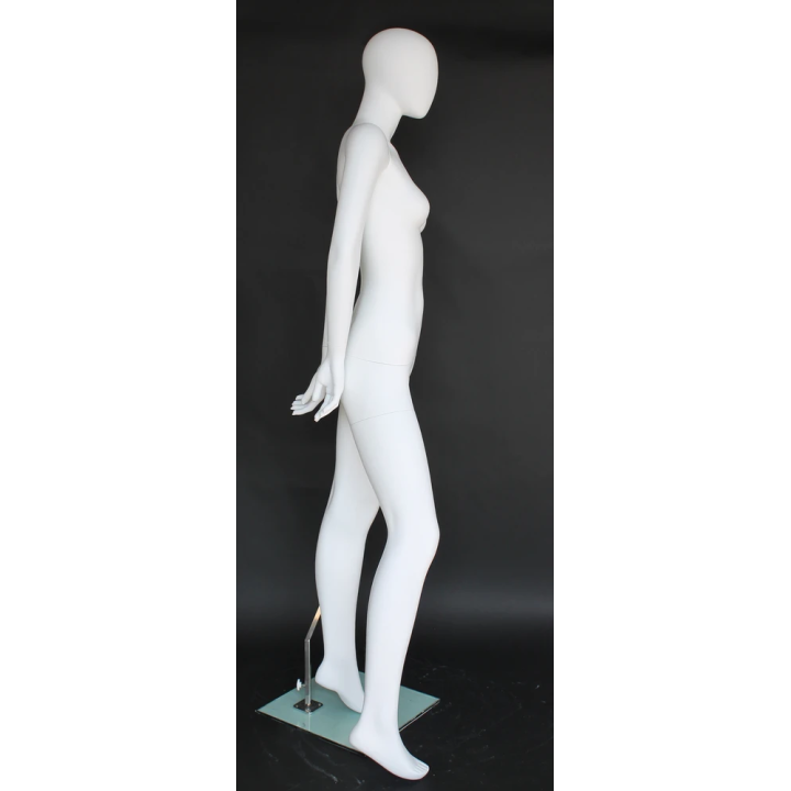 Minimalist Elegance Style Egg Head Female Mannequin -SFW64E-WT
