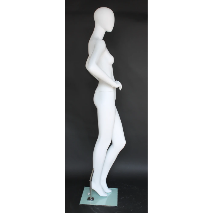 Editorial Impact Style Egg Head Female Mannequin -SFW65E-WT