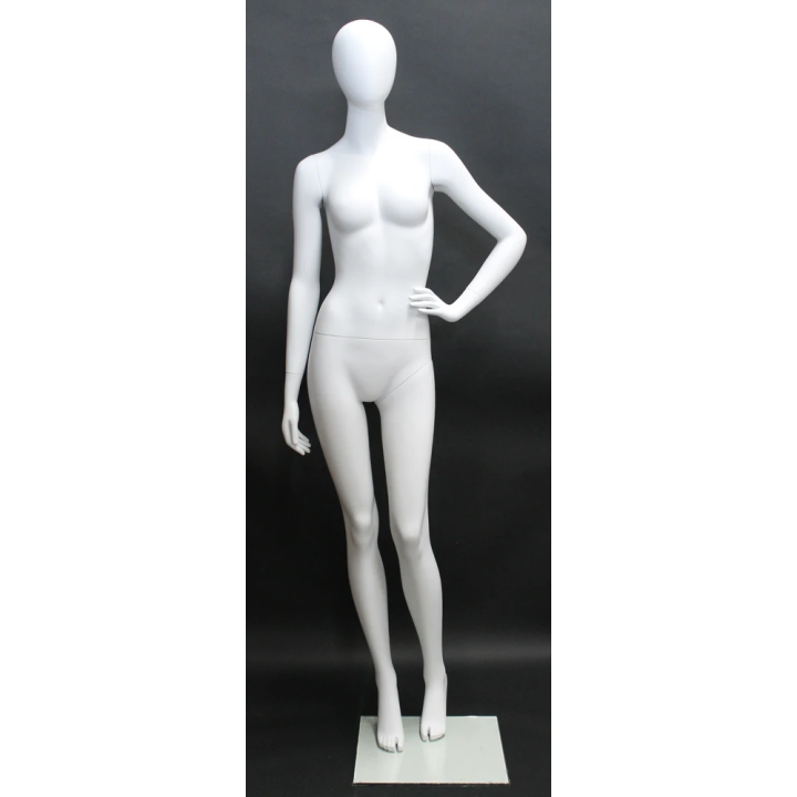 Relaxed Modernity Style Egg Head Female Mannequin -SFW69E-WT