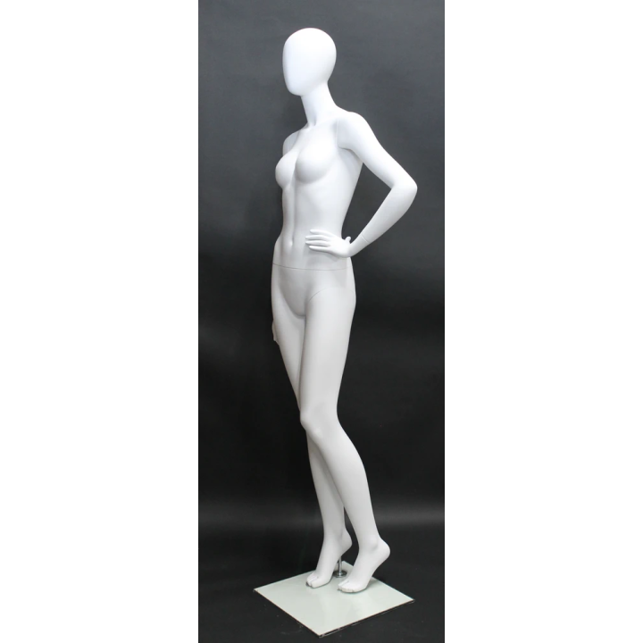 Relaxed Modernity Style Egg Head Female Mannequin -SFW69E-WT