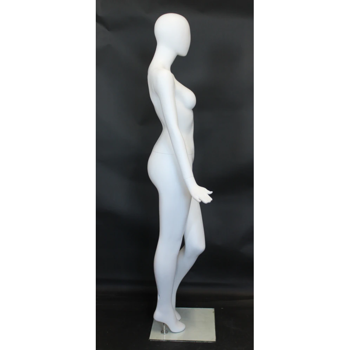 Chic Silhouette Style Egg Head Female Mannequin -SFW96E-WT