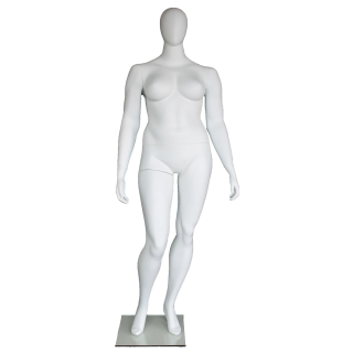 Plus Size Female Mannequin - Elegant Contoured Pose - PLUS-22