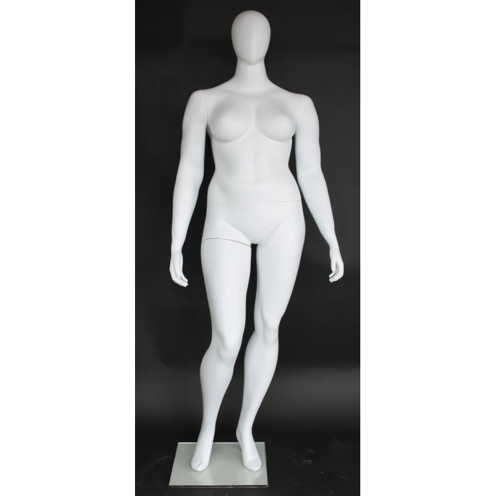 Plus Size Female Mannequin - Elegant Contoured Pose - PLUS-22