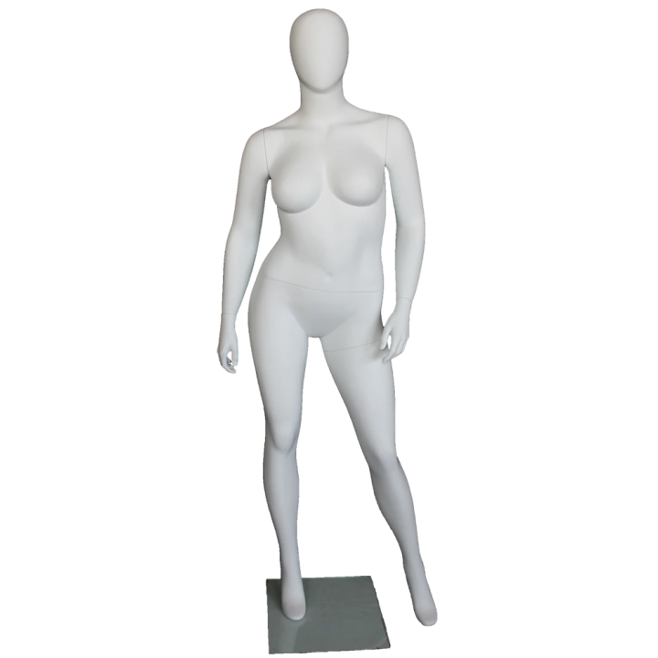 Plus Size Female Mannequin - Casual Asymmetric Pose- PLUS-99