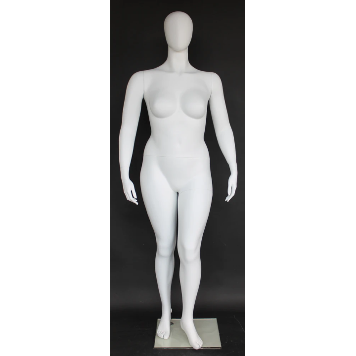 Plus Size Female Mannequin Realistic Walking Pose - PLUS-11