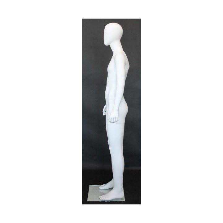 CB20E-WT 5'7" Small Male Mannequin - Antique & Racecar Uniform Display Mannequin