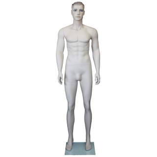 6 ft 1 in Face Makeup Skin tone colored Male Mannequin SFM51-FT