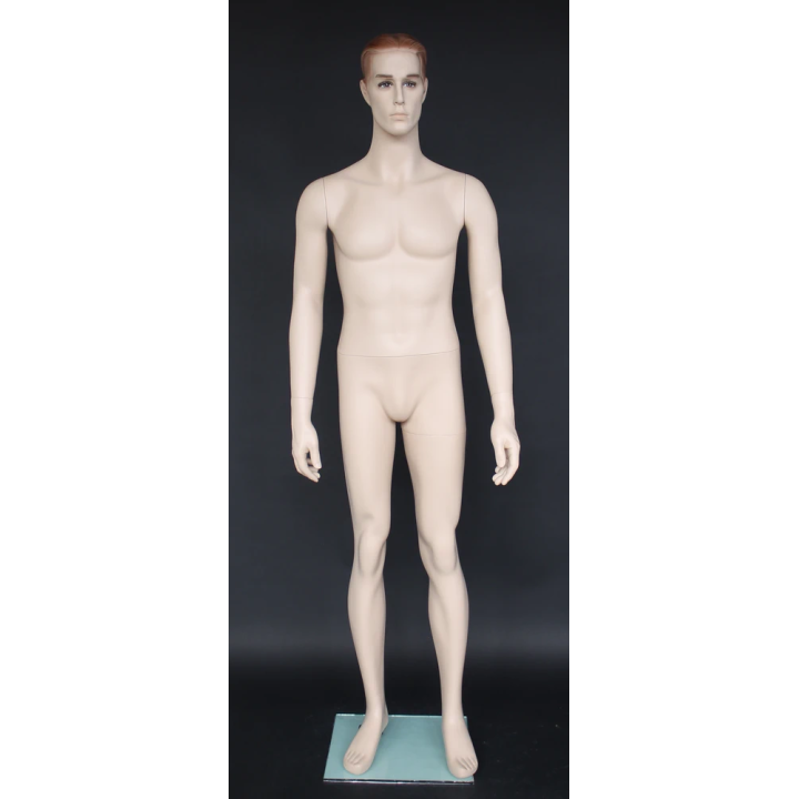 5 ft 8 in Male Mannequin Small Size Realistic Face RO1-FT