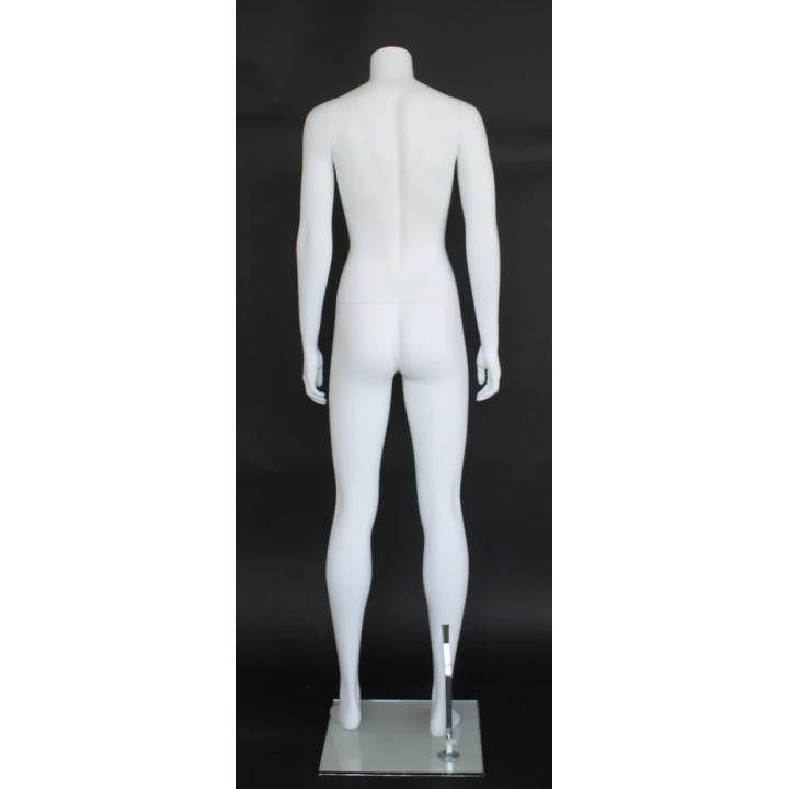 STW101-WT - Athletic Headless Full Body Female Mannequin Matte White