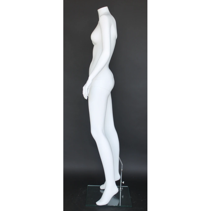 STW109-WT - New Headless Full Body Female Mannequin Matte White