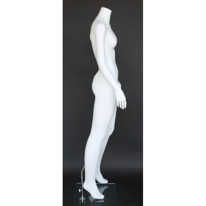 STW109-WT - New Headless Full Body Female Mannequin Matte White