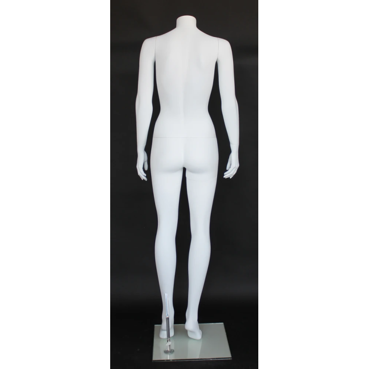 STW111-WT -Matte White Headless Full Body Female Mannequin