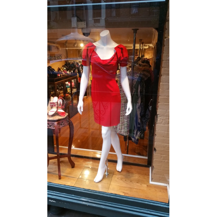 STW113-WT - Walking Pose Headless Full Body Female Mannequin White